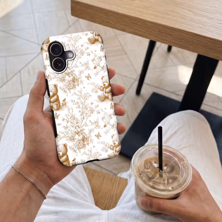 Beer - Tijdloos - Bruin Toughcase MagSafe Apple iPhone 17 klein 1017 -Sfeer1M