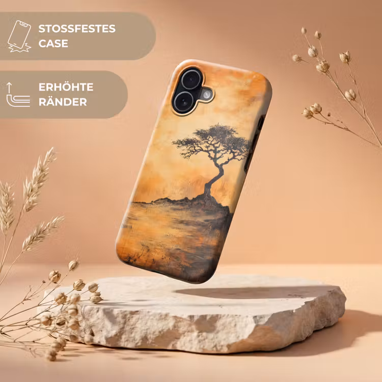 Boom - Landschap - Oranje Toughcase MagSafe Apple iPhone 17 klein -USP_RandenV_DE