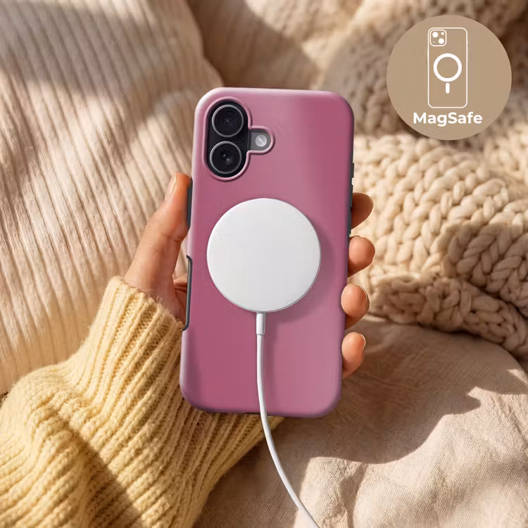 Berry - Roze -Pink Toughcase MagSafe Apple iPhone 17 klein 1017 -USP_MagsafeV