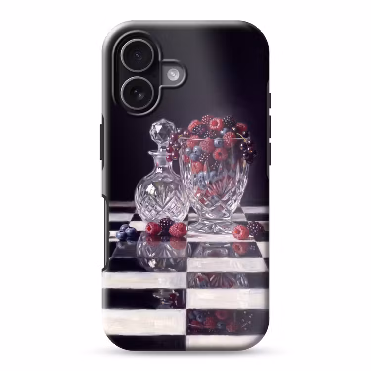 Handyhülle Toughcase - Beeren – Kristall – Stillleben - Bessen - Kristal - Stilleven Toughcase MagSafe Apple iPhone 17 klein