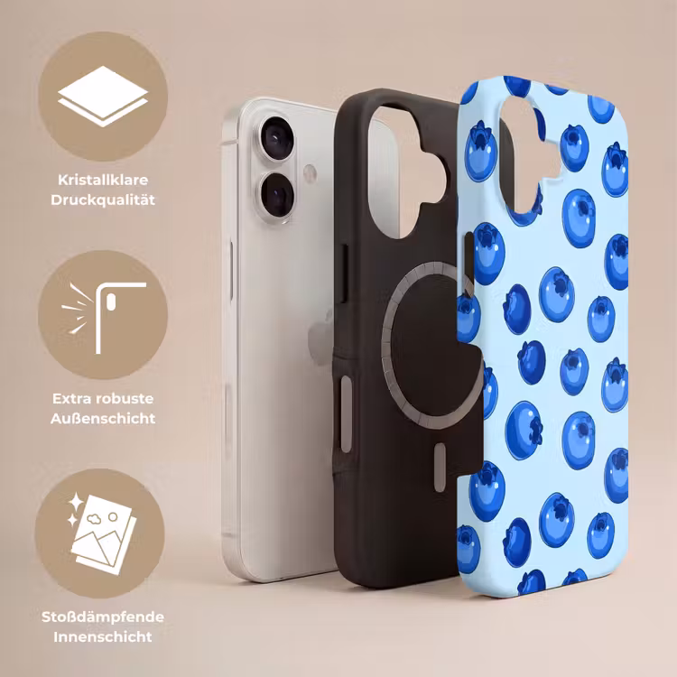 Bessen - Modern - Blauw Toughcase MagSafe Apple iPhone 17 klein 1017 -USP_Lagen_DE