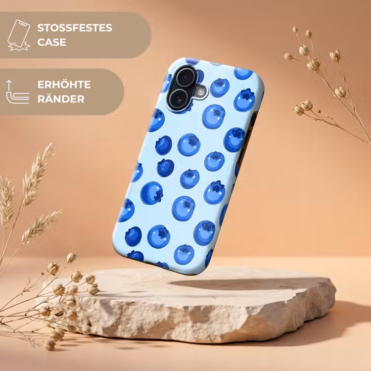 Bessen - Modern - Blauw Toughcase MagSafe Apple iPhone 17 klein 1017 -USP_RandenV_DE