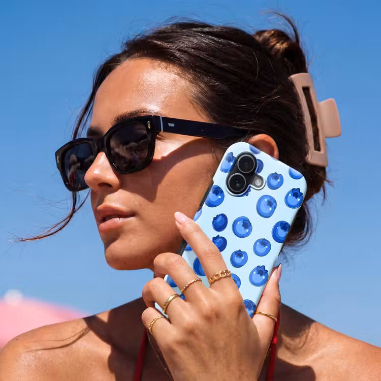 Bessen - Modern - Blauw Toughcase MagSafe Apple iPhone 17 klein 1017 -Sfeer2V