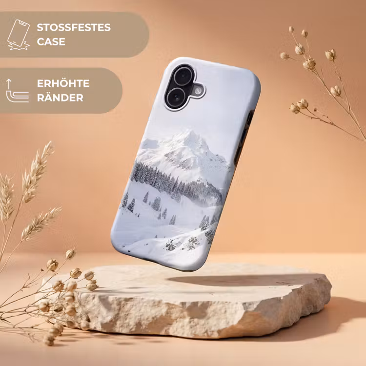 Berg - Sneeuw - Winter - Natuur - Wit Toughcase MagSafe Apple iPhone 17 klein -USP_RandenV_DE