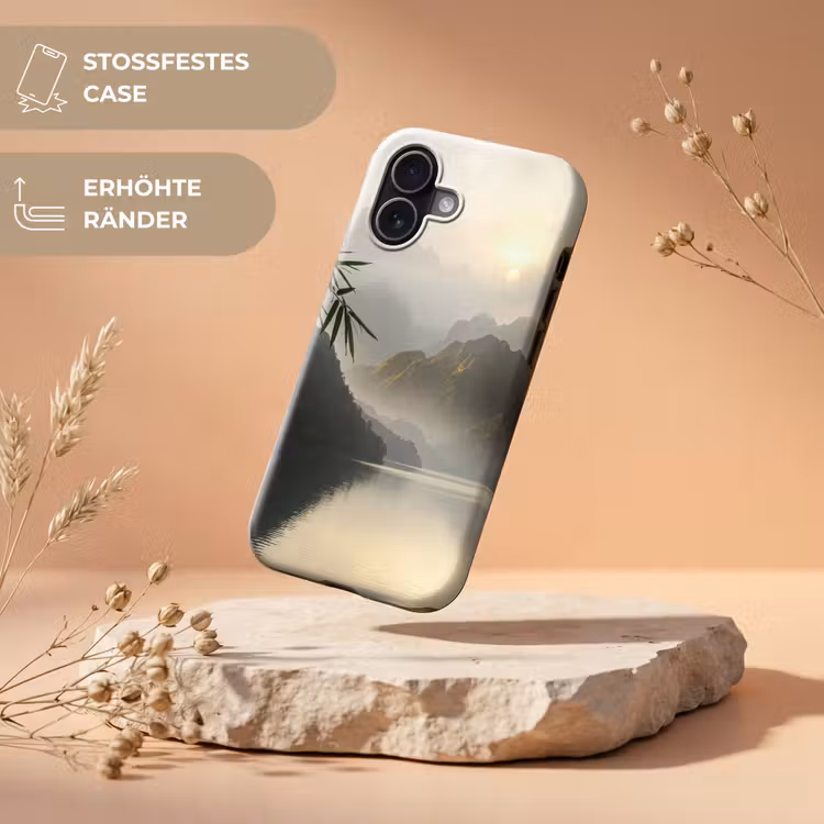 Bergen - Water - Mist - Natuur - Landschap Toughcase MagSafe Apple iPhone 17 klein -USP_RandenV_DE