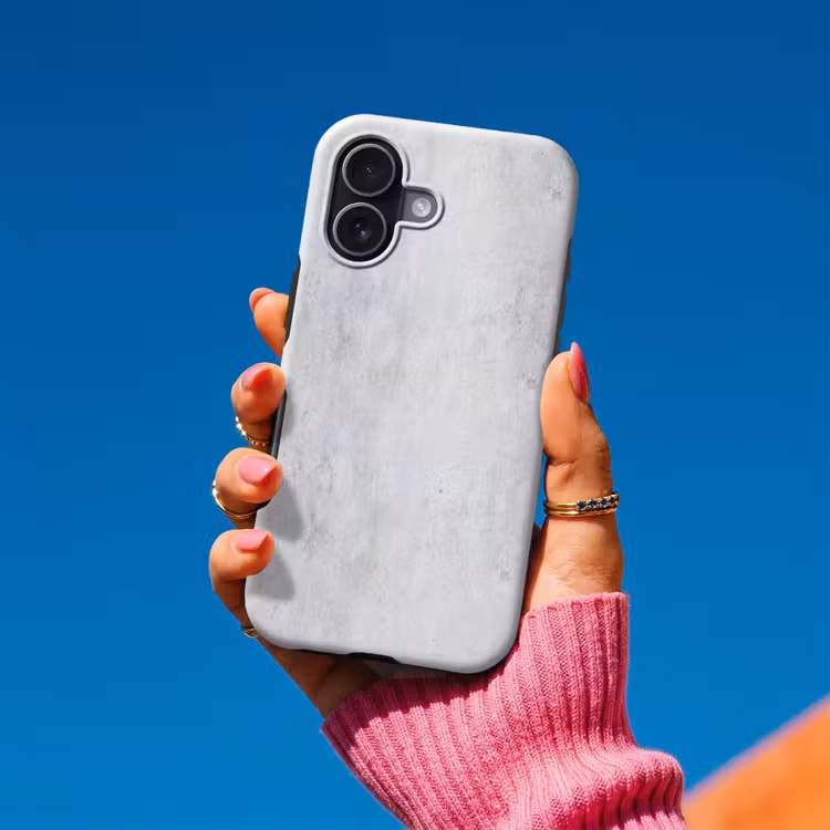 Beton - Textuur - Achtergrond - Grijs - Industrieel Toughcase MagSafe Apple iPhone 17 klein -Sfeer1V