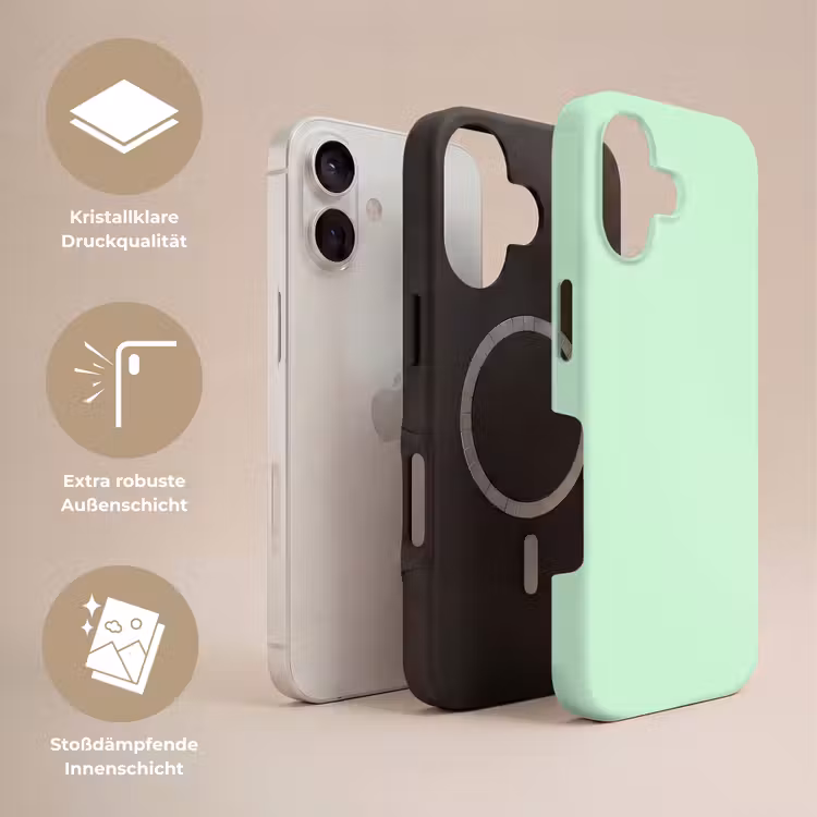 Pale - Mint - Groen Toughcase MagSafe Apple iPhone 17 klein 1017 -USP_Lagen_DE
