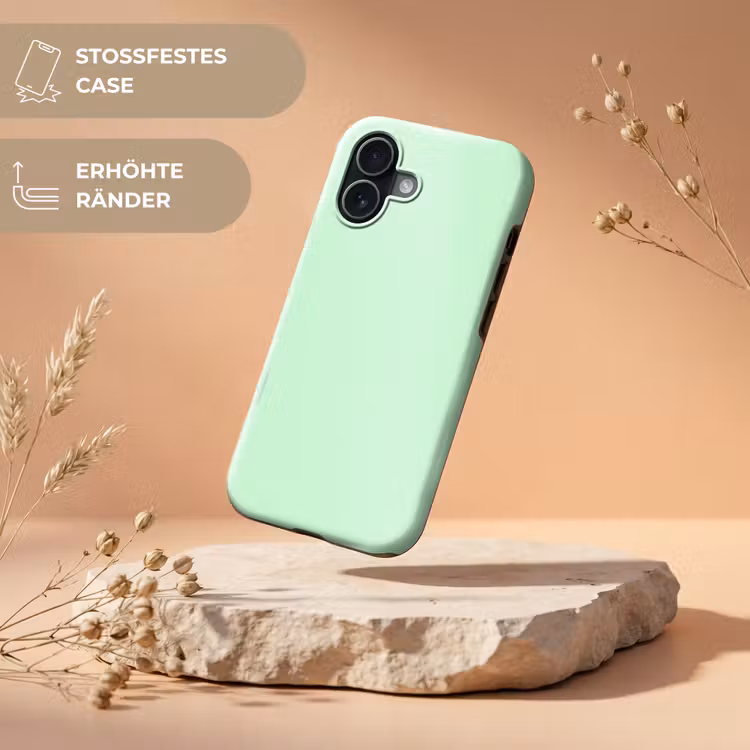 Pale - Mint - Groen Toughcase MagSafe Apple iPhone 17 klein 1017 -USP_RandenV_DE