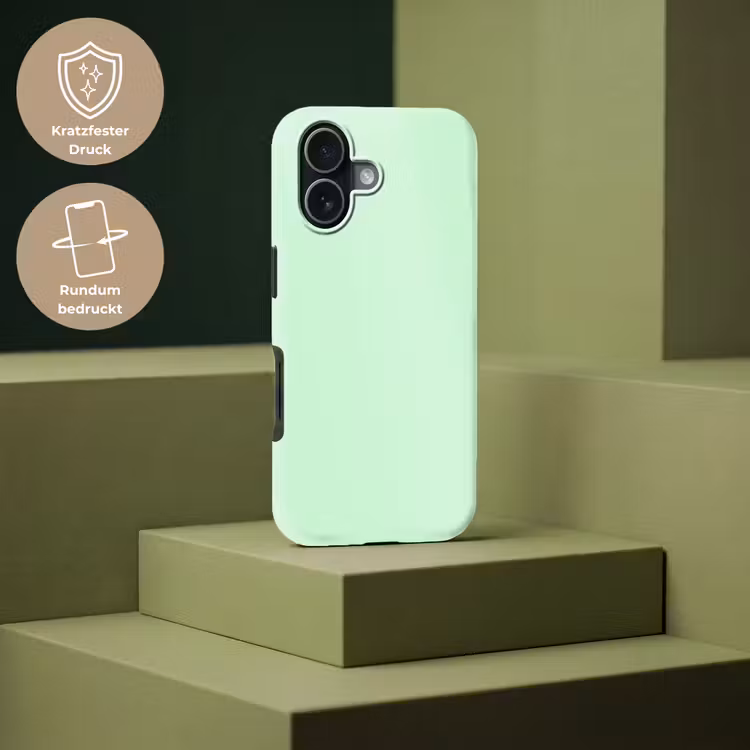 Pale - Mint - Groen Toughcase MagSafe Apple iPhone 17 klein 1017 -USP_PrintM_DE