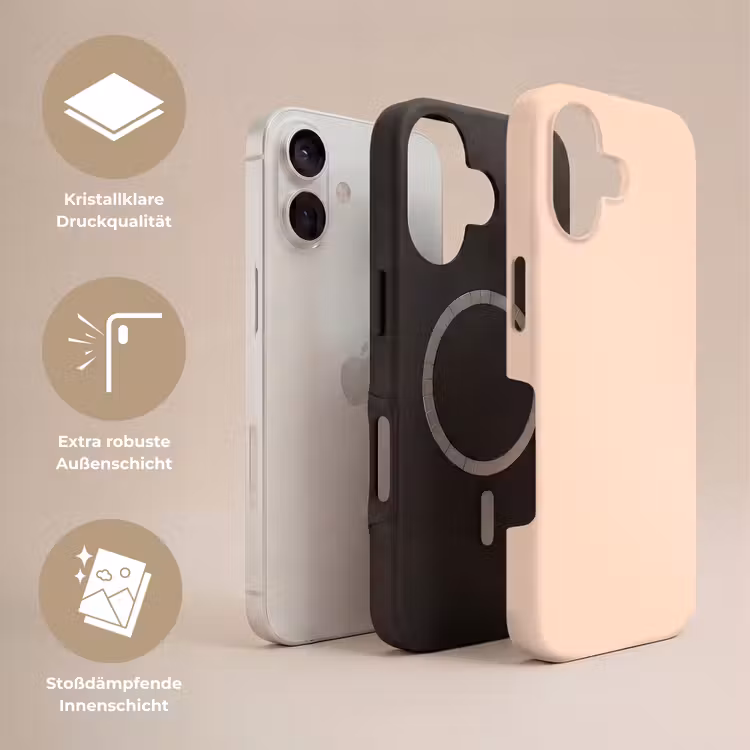 Pale - Peach - Nude Toughcase MagSafe Apple iPhone 17 klein 1017 -USP_Lagen_DE