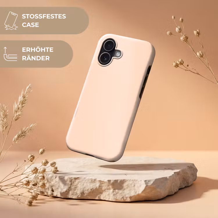 Pale - Peach - Nude Toughcase MagSafe Apple iPhone 17 klein 1017 -USP_RandenV_DE