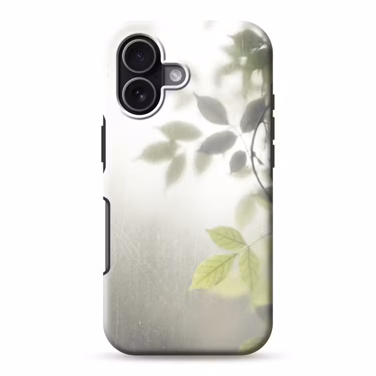 Blad - Schaduw - Natuur - Abstract - Groen Toughcase MagSafe Apple iPhone 17 klein -3d