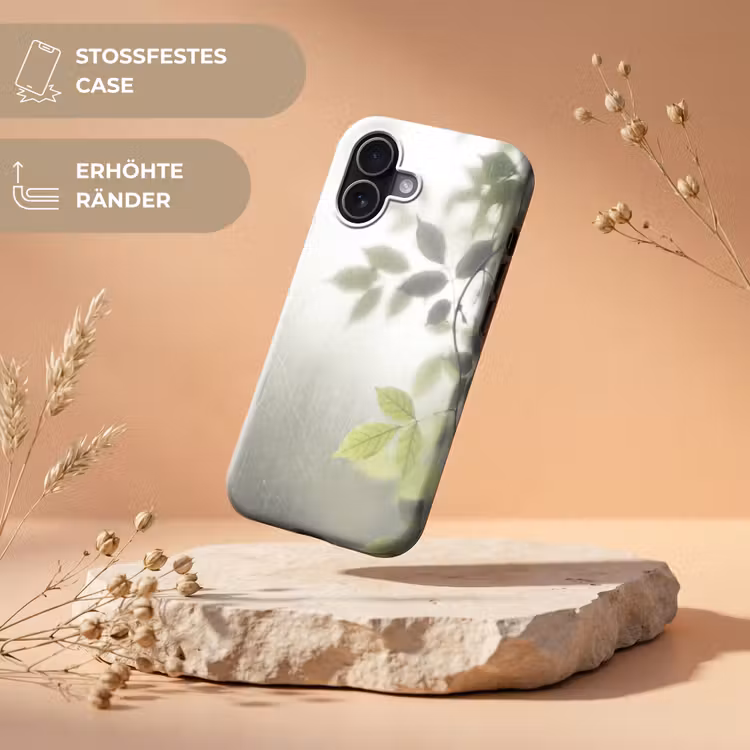 Blad - Schaduw - Natuur - Abstract - Groen Toughcase MagSafe Apple iPhone 17 klein -USP_RandenV_DE