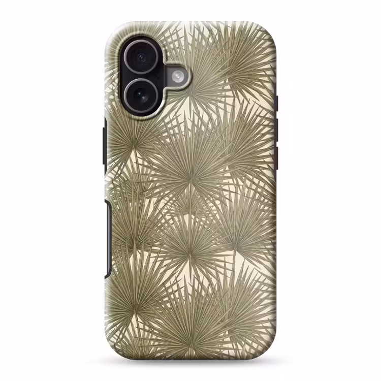 Blad - Tropisch - Patroon - Natuur - Groen Toughcase MagSafe Apple iPhone 17 klein -3d
