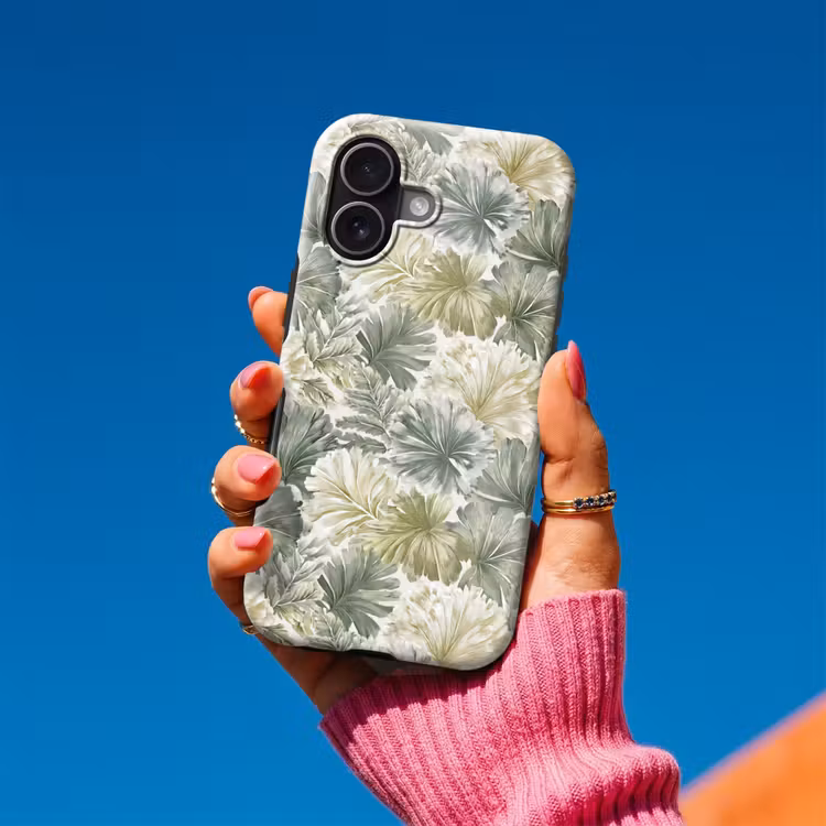 Bladeren - Botanisch - Groen Toughcase MagSafe Apple iPhone 17 klein 1017 -Sfeer1V