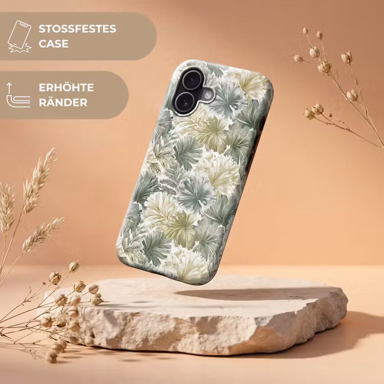 Bladeren - Botanisch - Groen Toughcase MagSafe Apple iPhone 17 klein 1017 -USP_RandenV_DE