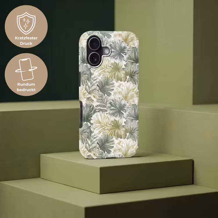 Bladeren - Botanisch - Groen Toughcase MagSafe Apple iPhone 17 klein 1017 -USP_PrintM_DE