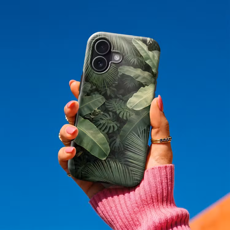 Bladeren - Groen - Tropisch - Natuur Toughcase MagSafe Apple iPhone 17 klein -Sfeer1V