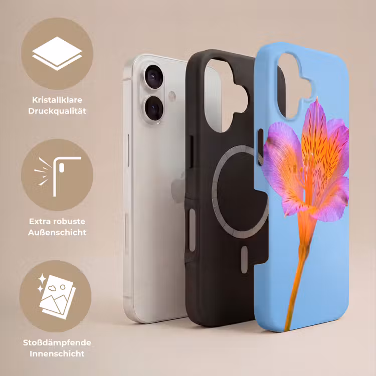 Bloem - Detail - Kleurrijk Toughcase MagSafe Apple iPhone 17 klein -USP_Lagen_DE