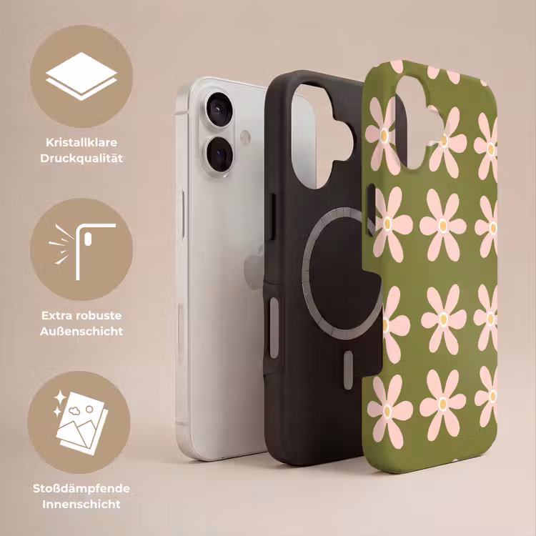 Bloem - Modern - Groen Toughcase MagSafe Apple iPhone 17 klein 1017 -USP_Lagen_DE