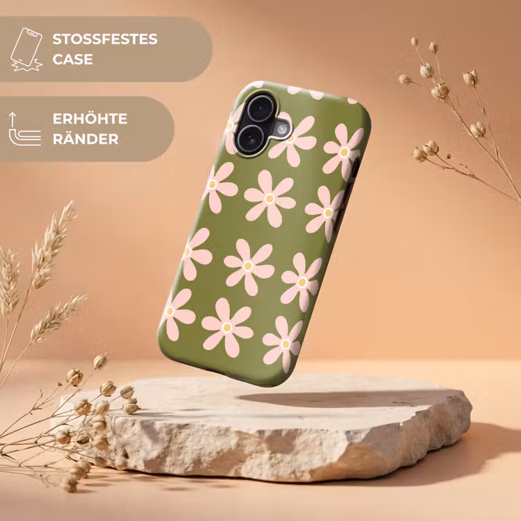Bloem - Modern - Groen Toughcase MagSafe Apple iPhone 17 klein 1017 -USP_RandenV_DE