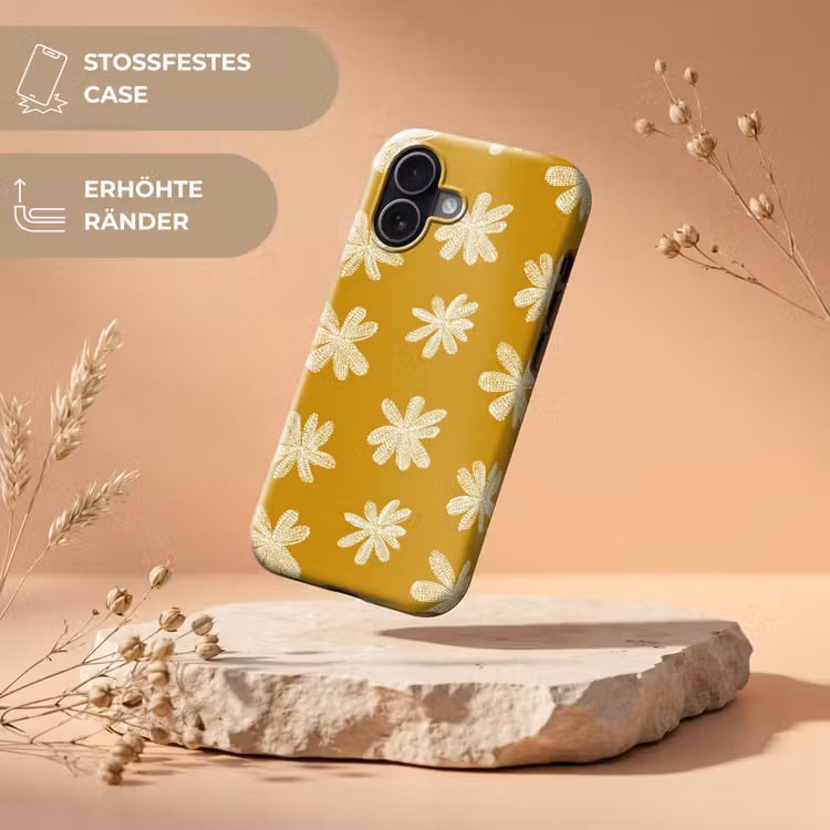 Bloem - Speels - Okergeel Toughcase MagSafe Apple iPhone 17 klein 1017 -USP_RandenV_DE