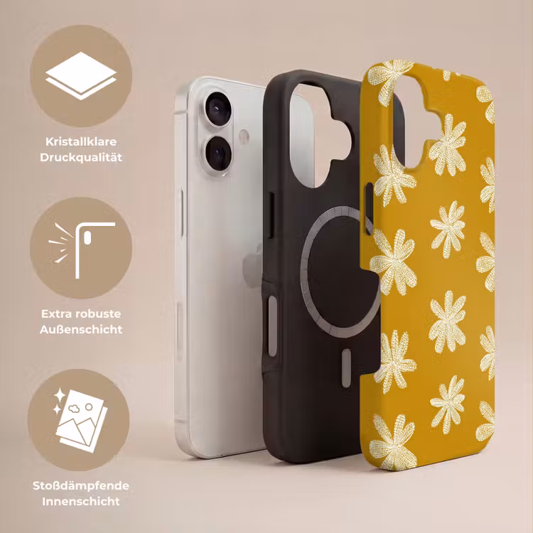 Bloem - Speels - Okergeel Toughcase MagSafe Apple iPhone 17 klein 1017 -USP_Lagen_DE