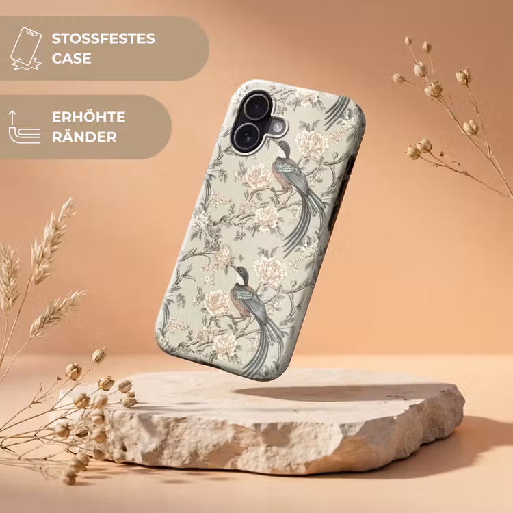 Bloem - Vogel - Kleurrijk Toughcase MagSafe Apple iPhone 17 klein 1017 -USP_RandenV_DE