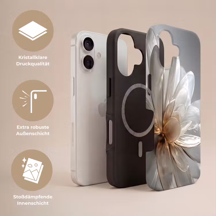 Bloem - Wit - Neutraal Toughcase MagSafe Apple iPhone 17 klein -USP_Lagen_DE