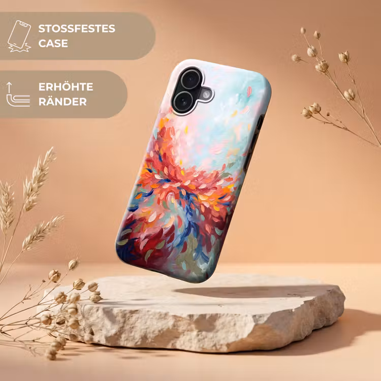 Bloemen - Abstract - Kunst - Modern Toughcase MagSafe Apple iPhone 17 klein -USP_RandenV_DE