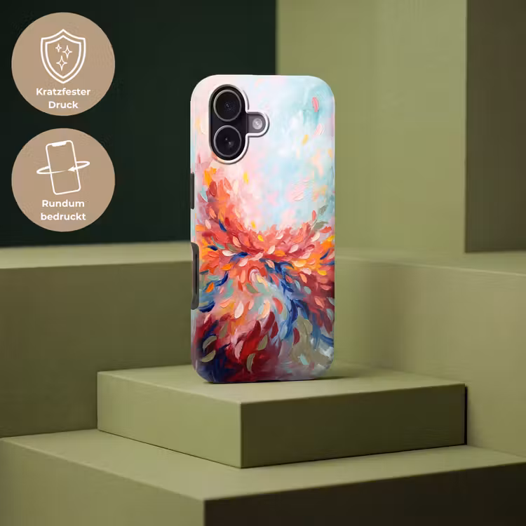 Bloemen - Abstract - Kunst - Modern Toughcase MagSafe Apple iPhone 17 klein -USP_PrintM_DE