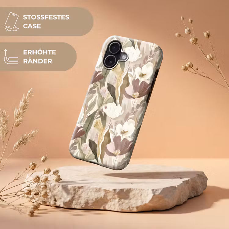 Bloemen - Aquarel - Kleurrijk Toughcase MagSafe Apple iPhone 17 klein 1017 -USP_RandenV_DE