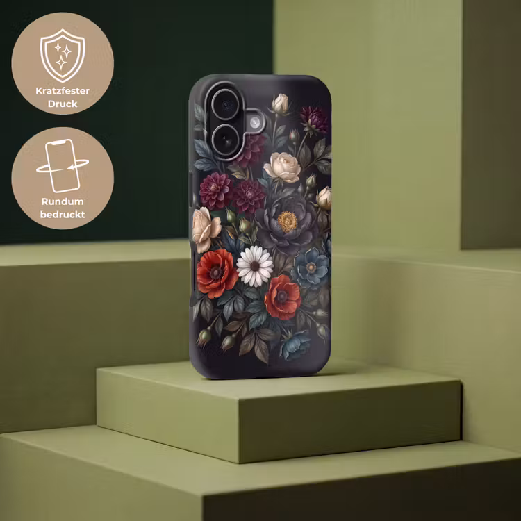 Bloemen - Boeket - Natuur - Klassiek - Weelderig Toughcase MagSafe Apple iPhone 17 klein -USP_PrintM_DE