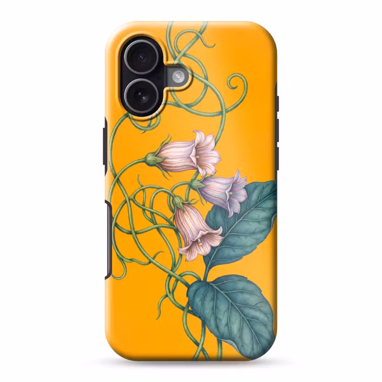 Handyhülle Toughcase - Blumen – Botanik – Gelb - Bloemen - Botanisch - Geel Toughcase MagSafe Apple iPhone 17 klein
