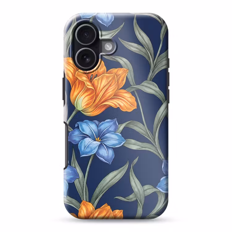 Handyhülle Toughcase - Blumen – Botanik – Muster - Bloemen - Botanisch - Patroon Toughcase MagSafe Apple iPhone 17 klein