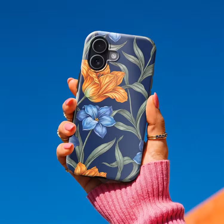 Handyhülle Toughcase - Blumen – Botanik – Muster - Bloemen - Botanisch - Patroon Toughcase MagSafe Apple iPhone 17 klein