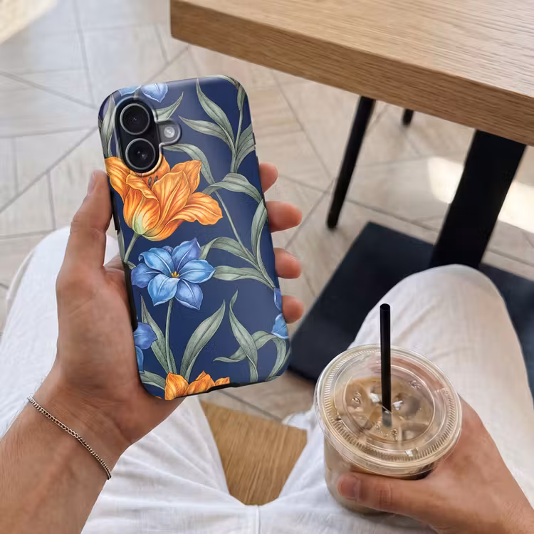 Handyhülle Toughcase - Blumen – Botanik – Muster - Bloemen - Botanisch - Patroon Toughcase MagSafe Apple iPhone 17 klein
