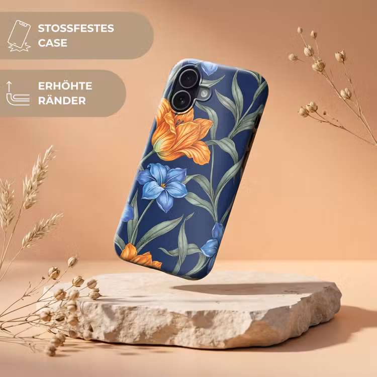 Handyhülle Toughcase - Blumen – Botanik – Muster - Bloemen - Botanisch - Patroon Toughcase MagSafe Apple iPhone 17 klein