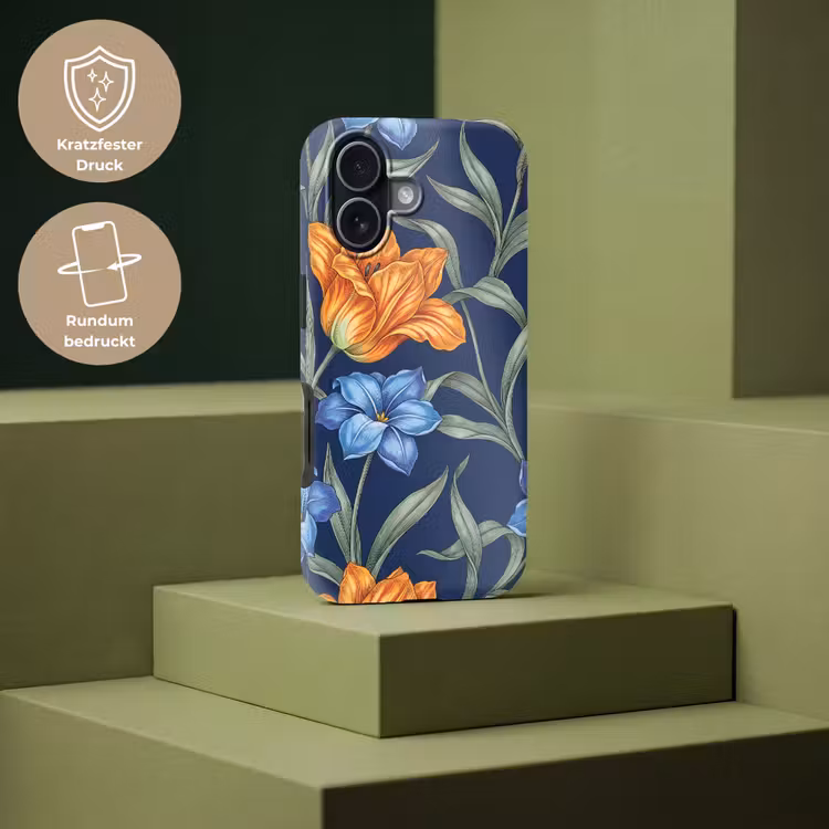 Handyhülle Toughcase - Blumen – Botanik – Muster - Bloemen - Botanisch - Patroon Toughcase MagSafe Apple iPhone 17 klein