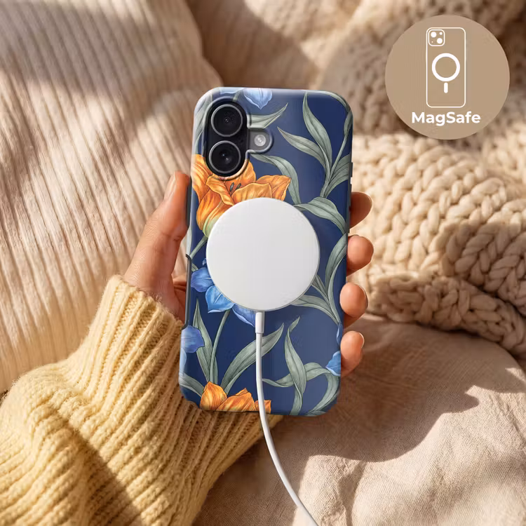 Handyhülle Toughcase - Blumen – Botanik – Muster - Bloemen - Botanisch - Patroon Toughcase MagSafe Apple iPhone 17 klein