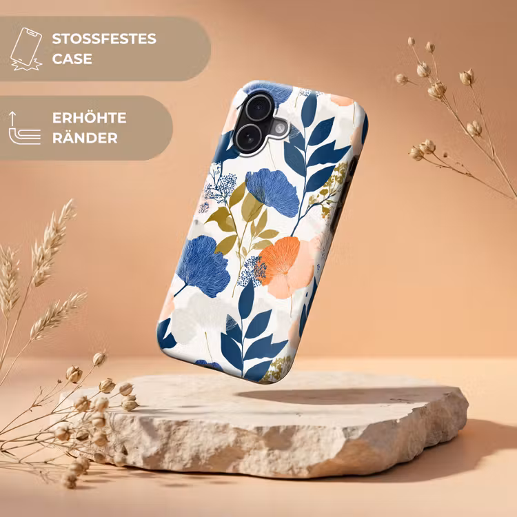 Bloemen - Botanisch - Kleurrijk Toughcase MagSafe Apple iPhone 17 klein 1017 -USP_RandenV_DE