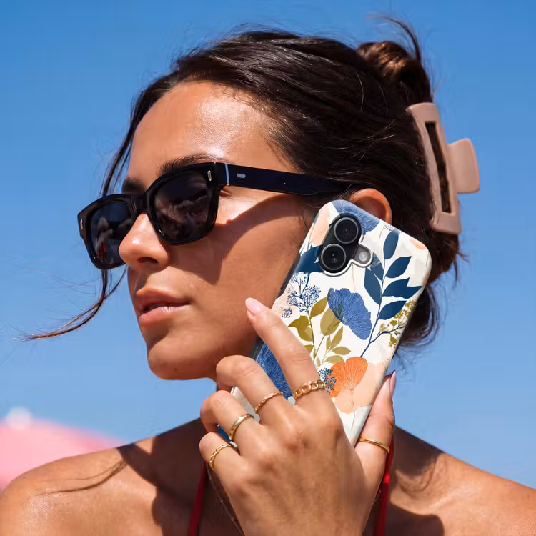 Bloemen - Botanisch - Kleurrijk Toughcase MagSafe Apple iPhone 17 klein 1017 -Sfeer2V
