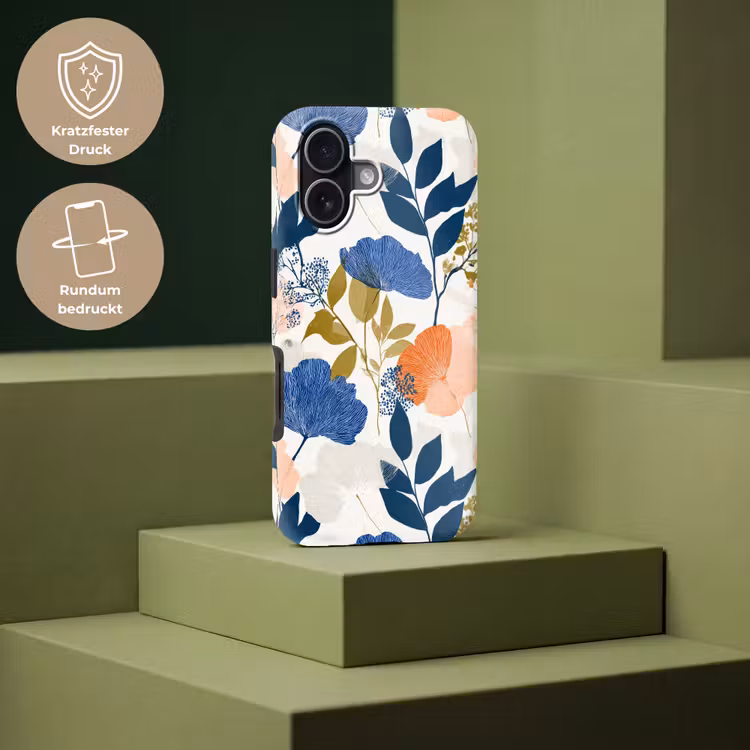 Bloemen - Botanisch - Kleurrijk Toughcase MagSafe Apple iPhone 17 klein 1017 -USP_PrintM_DE
