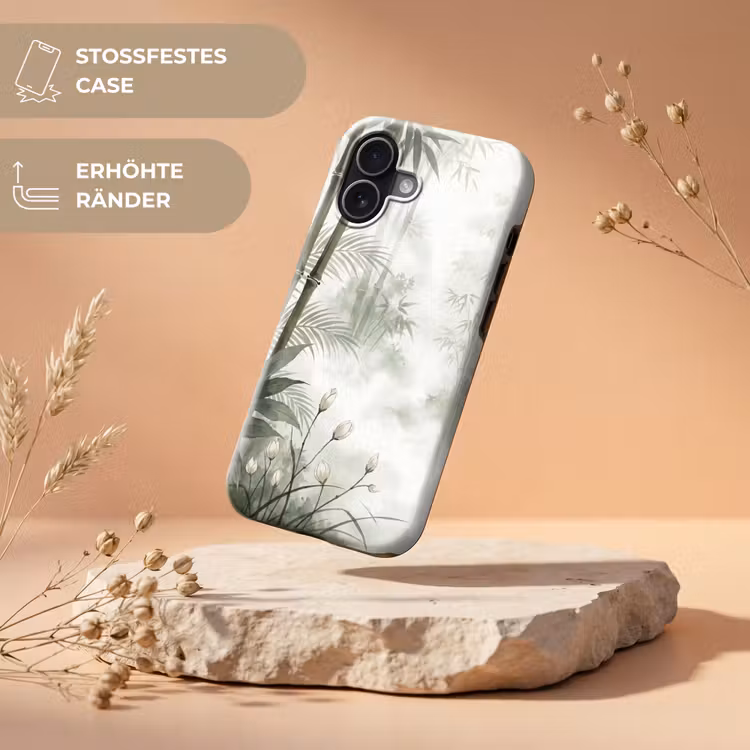 Bloemen - Knop - Tuin - Illustratie - Wit Toughcase MagSafe Apple iPhone 17 klein -USP_RandenV_DE