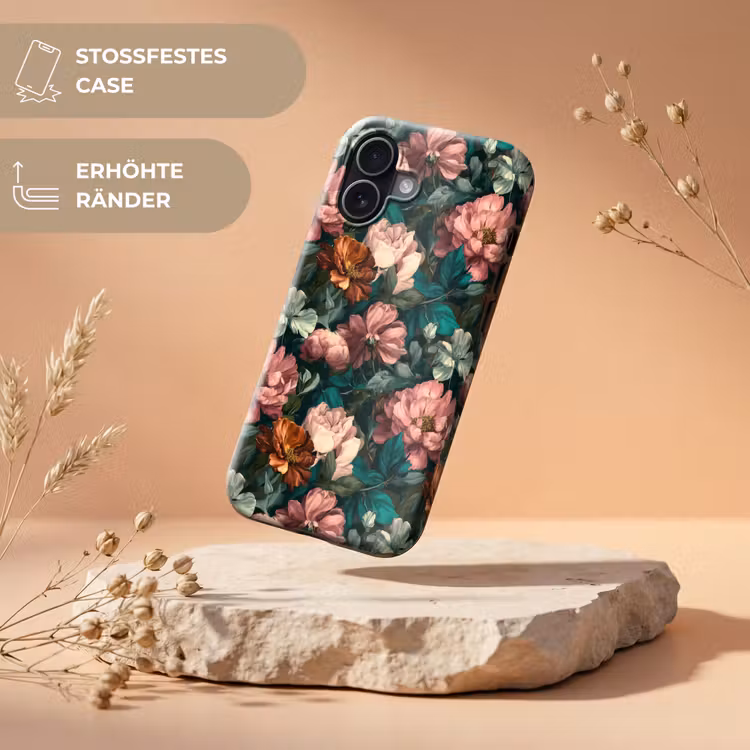 Bloemen - Schilderachtig - Patroon - Roze Toughcase MagSafe Apple iPhone 17 klein 1017 -USP_RandenV_DE