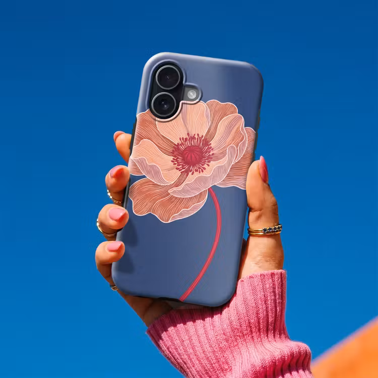 Handyhülle Toughcase - Blumen – Modern – Abstrakt - Bloemen - Modern - Abstract Toughcase MagSafe Apple iPhone 17 klein