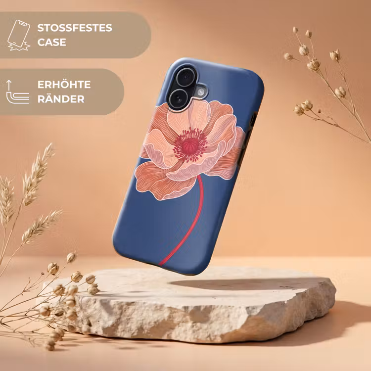 Handyhülle Toughcase - Blumen – Modern – Abstrakt - Bloemen - Modern - Abstract Toughcase MagSafe Apple iPhone 17 klein