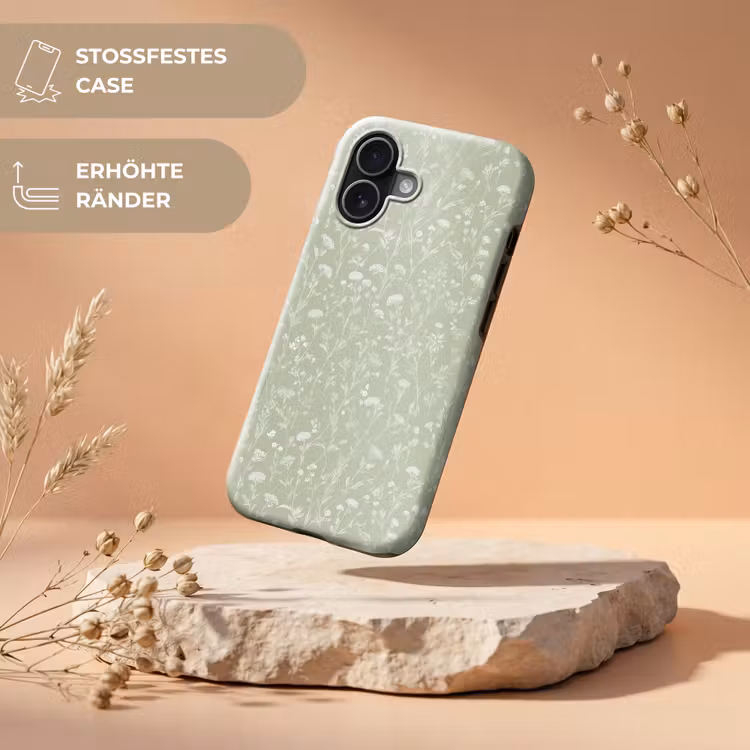 Bloemen - Patroon - Groen Toughcase MagSafe Apple iPhone 17 klein 1017 -USP_RandenV_DE