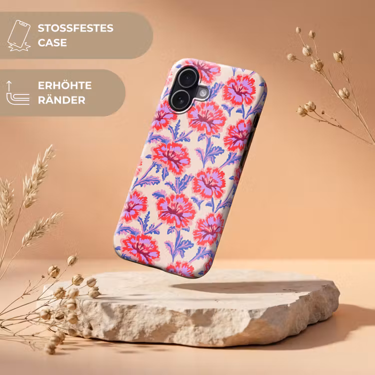 Bloemen - Patroon - Meerkleurig Toughcase MagSafe Apple iPhone 17 klein 1017 -USP_RandenV_DE
