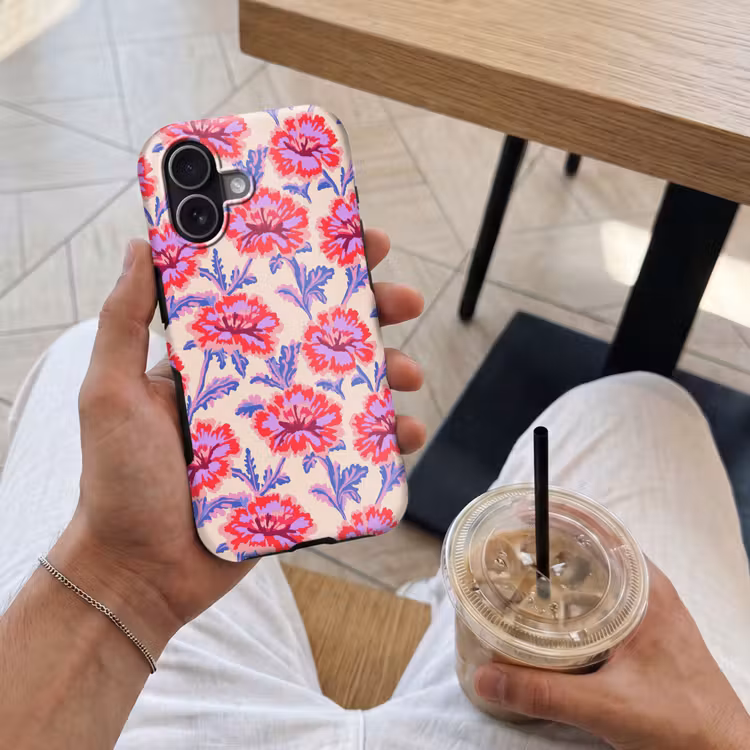 Bloemen - Patroon - Meerkleurig Toughcase MagSafe Apple iPhone 17 klein 1017 -Sfeer1M